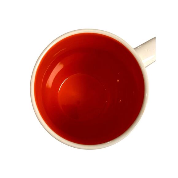 Rae Dunn HALLOWEEN HOWLOWEEN DEVIL FRENCH BULLDOG/Boston Terrier MUG~Dog Coffee - Picture 2 of 4